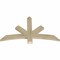 Ekena Millwork Alberta Rough Sawn Timber Gable Bracket, Douglas Fir, 48"W x 28"H x 2"D x 4"F, 14/12 Pitch GBW048X28X0204ALB00RDF - alternate 3